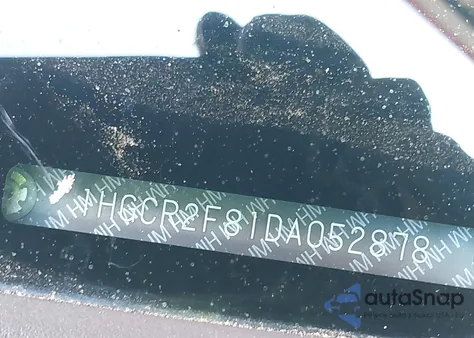 2013 Honda Accord Ex-L from USA, damaged, VIN 1HGCR2F81DA052878